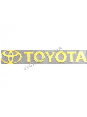Наклейка Toyota золотистого цвета